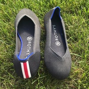 Rothy’s Dark Charcoal flats